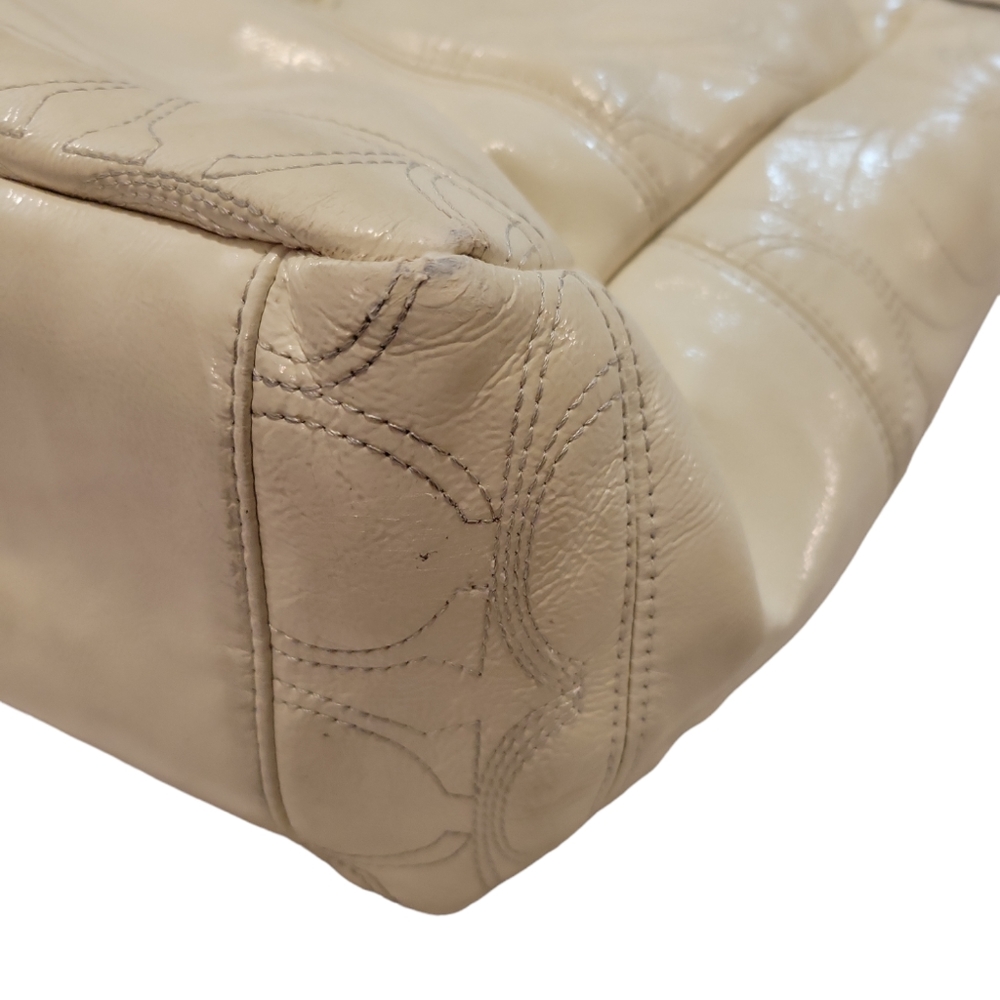 Coach Cream leather diaper bag - Picture 8 of 13